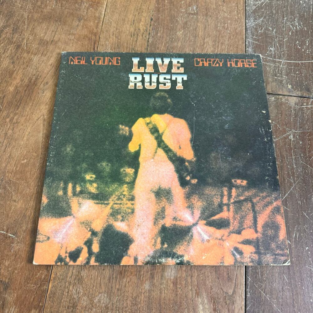 Neil Young Crazy‎ Horse Live Rust Tour LP Vinyl Record 1979 Reprise Records